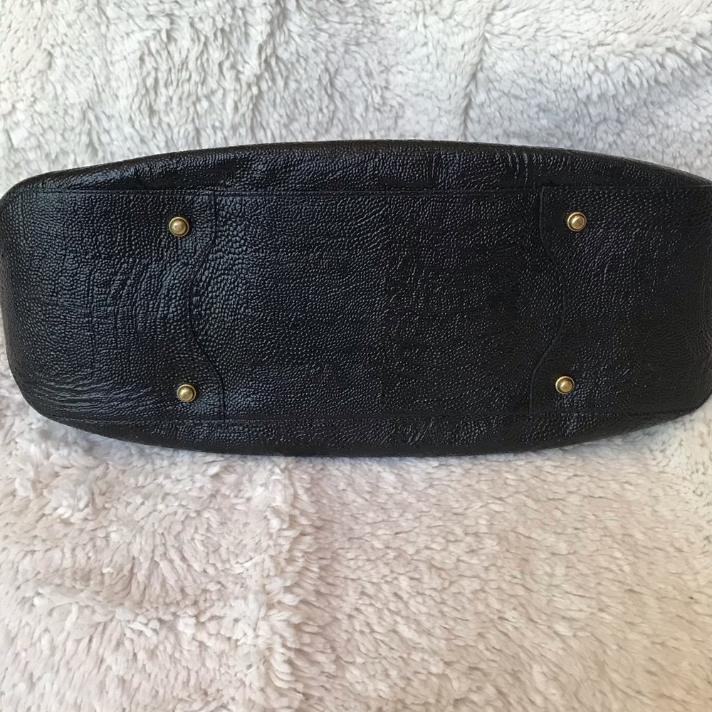 BRAHMIN Black Quilted Leather Handbag - Picture 5 of 8